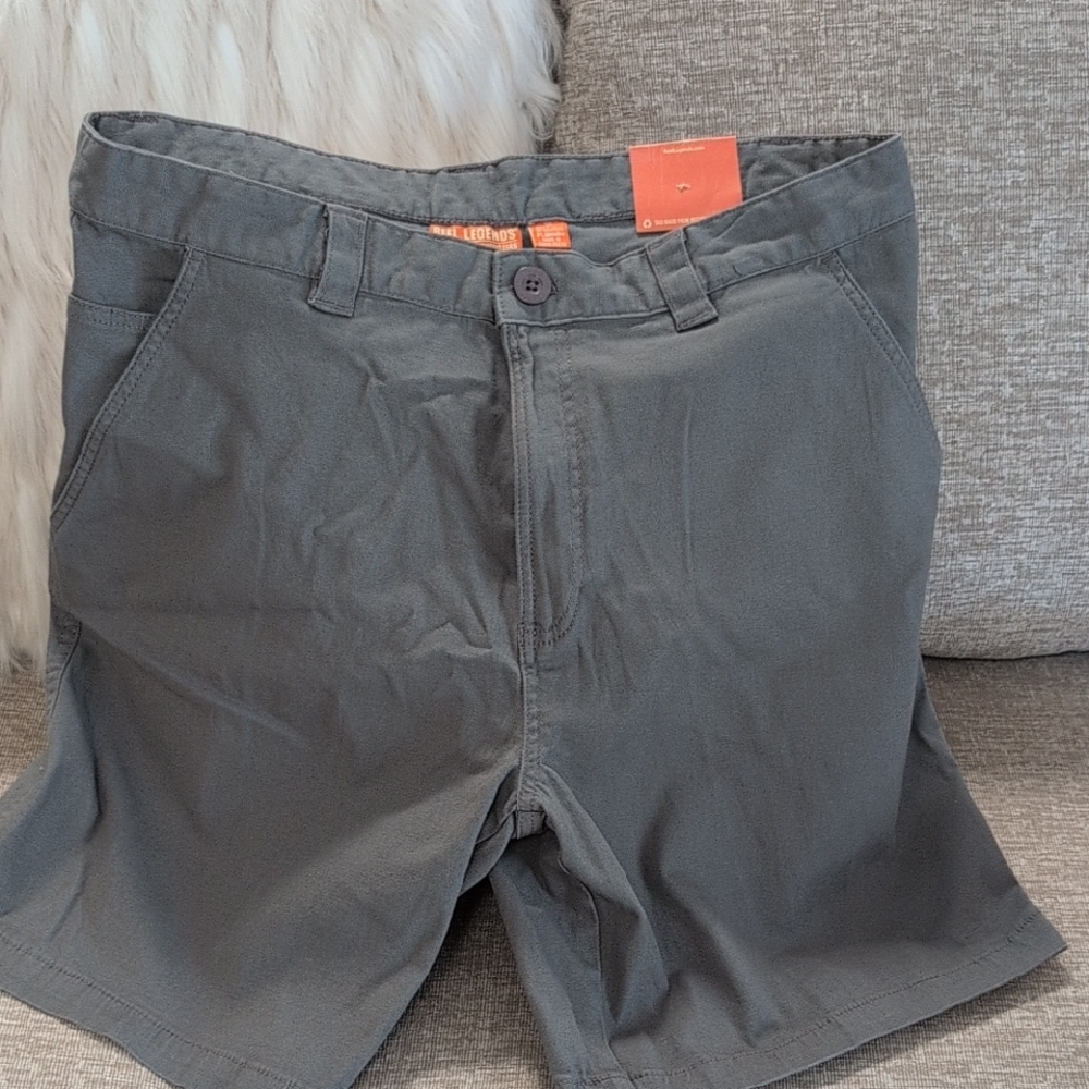 Reel Legends Gray Men's Shorts Brand New
